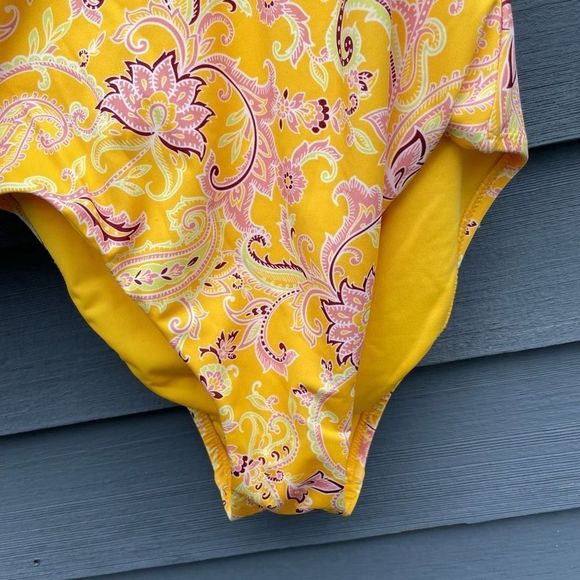 Sanctuary yellow one piece bathing suit size XS NWT - Picture 4 of 12